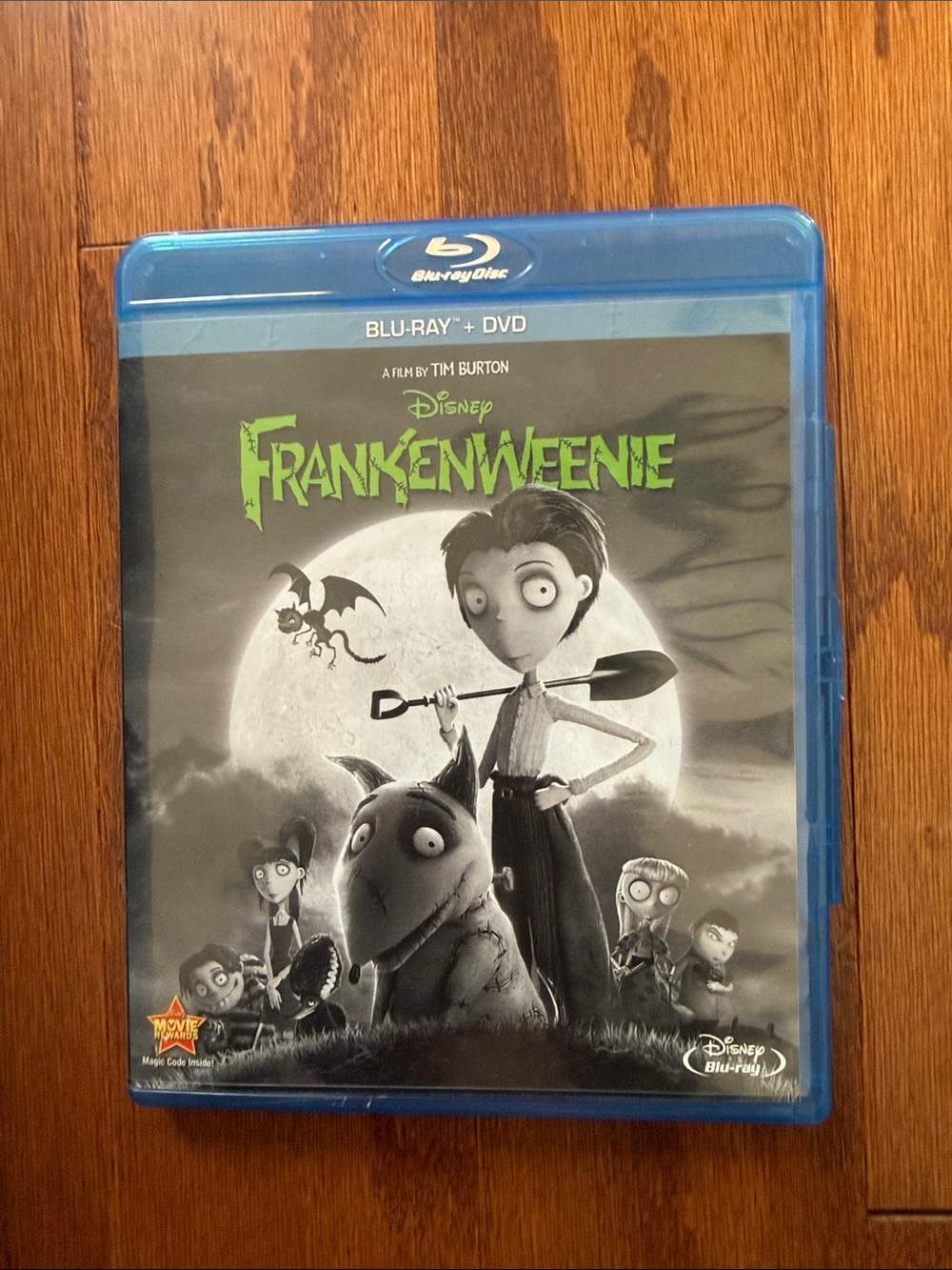 Disney Frankenweenie Tim Burton Blu-ray DVD 2-Disc Combo Pack